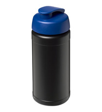 Bouteille publicitaire de sport Baseline® Plus 500 ml avec couvercle à clapet