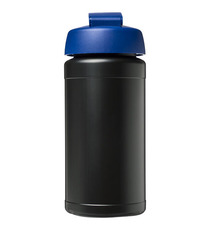 Bouteille publicitaire de sport Baseline® Plus 500 ml avec couvercle à clapet