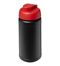 Bouteille publicitaire de sport Baseline® Plus 500 ml avec couvercle à clapet