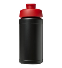 Bouteille publicitaire de sport Baseline® Plus 500 ml avec couvercle à clapet