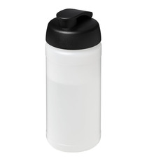 Bouteille publicitaire de sport Baseline® Plus 500 ml avec couvercle à clapet