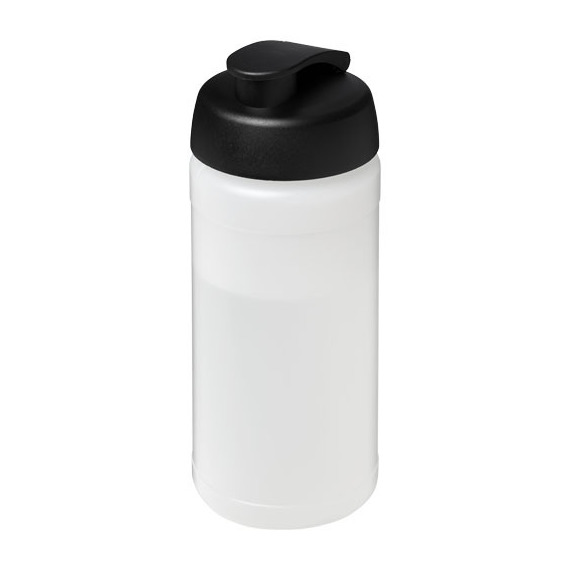 Bouteille publicitaire de sport Baseline® Plus 500 ml avec couvercle à clapet