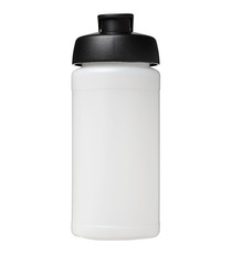 Bouteille publicitaire de sport Baseline® Plus 500 ml avec couvercle à clapet