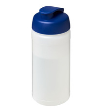 Bouteille publicitaire de sport Baseline® Plus 500 ml avec couvercle à clapet