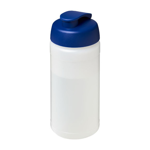 Bouteille publicitaire de sport Baseline® Plus 500 ml avec couvercle à clapet