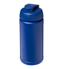 Bouteille publicitaire de sport Baseline® Plus 500 ml avec couvercle à clapet