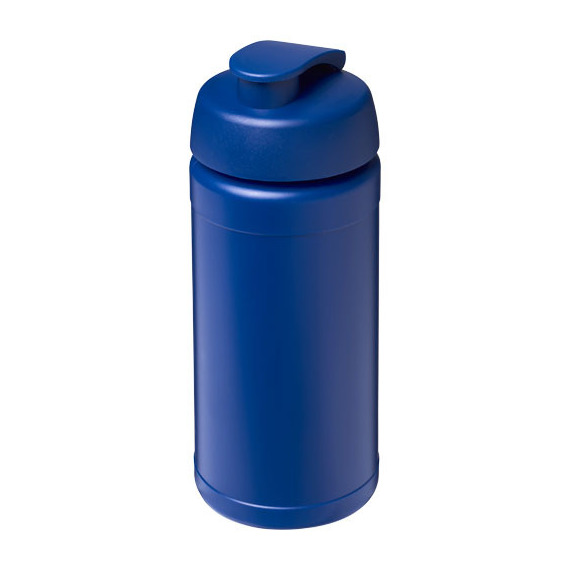 Bouteille publicitaire de sport Baseline® Plus 500 ml avec couvercle à clapet