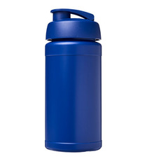 Bouteille publicitaire de sport Baseline® Plus 500 ml avec couvercle à clapet