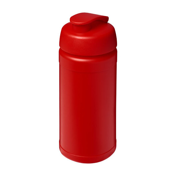 Bouteille publicitaire de sport Baseline® Plus 500 ml avec couvercle à clapet