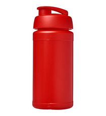 Bouteille publicitaire de sport Baseline® Plus 500 ml avec couvercle à clapet