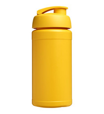 Bouteille publicitaire de sport Baseline® Plus 500 ml avec couvercle à clapet