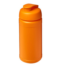 Bouteille publicitaire de sport Baseline® Plus 500 ml avec couvercle à clapet