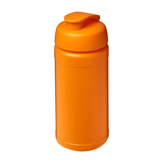 Bouteille publicitaire de sport Baseline® Plus 500 ml avec couvercle à clapet