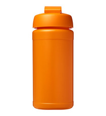 Bouteille publicitaire de sport Baseline® Plus 500 ml avec couvercle à clapet