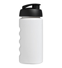 Bouteille publicitaire de sport Baseline® Plus GRIP 500ml avec couvercle à clapet