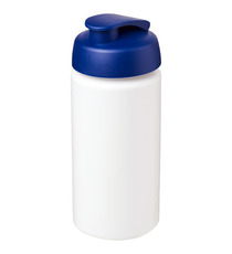 Bouteille publicitaire de sport Baseline® Plus GRIP 500ml avec couvercle à clapet