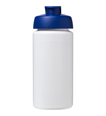 Bouteille publicitaire de sport Baseline® Plus GRIP 500ml avec couvercle à clapet