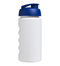 Bouteille publicitaire de sport Baseline® Plus GRIP 500ml avec couvercle à clapet