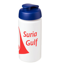 Bouteille publicitaire de sport Baseline® Plus GRIP 500ml avec couvercle à clapet Bouteille publicitaire de sport Baseline® Plus GRIP 500ml avec couvercle à clapet