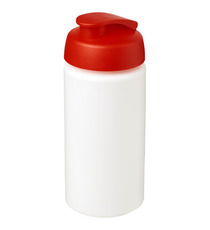 Bouteille publicitaire de sport Baseline® Plus GRIP 500ml avec couvercle à clapet