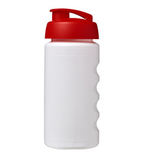 Bouteille publicitaire de sport Baseline® Plus GRIP 500ml avec couvercle à clapet