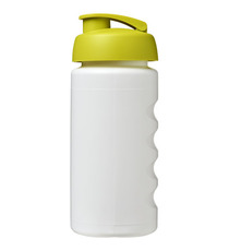 Bouteille publicitaire de sport Baseline® Plus GRIP 500ml avec couvercle à clapet