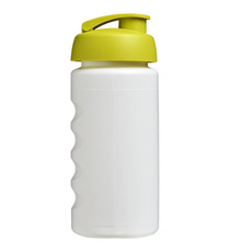 Bouteille publicitaire de sport Baseline® Plus GRIP 500ml avec couvercle à clapet