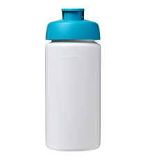 Bouteille publicitaire de sport Baseline® Plus GRIP 500ml avec couvercle à clapet