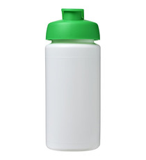 Bouteille publicitaire de sport Baseline® Plus GRIP 500ml avec couvercle à clapet