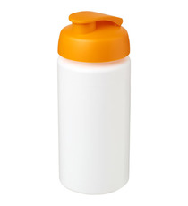 Bouteille publicitaire de sport Baseline® Plus GRIP 500ml avec couvercle à clapet