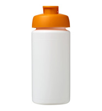 Bouteille publicitaire de sport Baseline® Plus GRIP 500ml avec couvercle à clapet