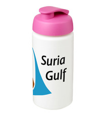 Bouteille publicitaire de sport Baseline® Plus GRIP 500ml avec couvercle à clapet Bouteille publicitaire de sport Baseline® Plus GRIP 500ml avec couvercle à clapet