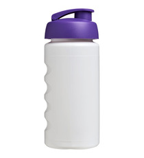 Bouteille publicitaire de sport Baseline® Plus GRIP 500ml avec couvercle à clapet