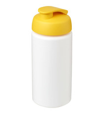 Bouteille publicitaire de sport Baseline® Plus GRIP 500ml avec couvercle à clapet