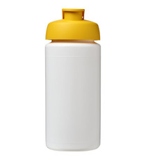 Bouteille publicitaire de sport Baseline® Plus GRIP 500ml avec couvercle à clapet