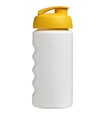 Bouteille publicitaire de sport Baseline® Plus GRIP 500ml avec couvercle à clapet