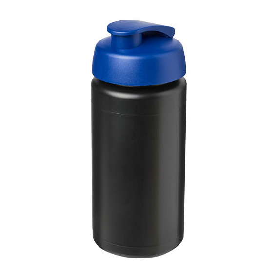 Bouteille publicitaire de sport Baseline® Plus GRIP 500ml avec couvercle à clapet