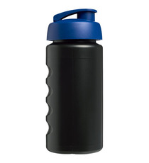 Bouteille publicitaire de sport Baseline® Plus GRIP 500ml avec couvercle à clapet