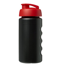 Bouteille publicitaire de sport Baseline® Plus GRIP 500ml avec couvercle à clapet