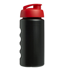 Bouteille publicitaire de sport Baseline® Plus GRIP 500ml avec couvercle à clapet