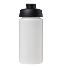 Bouteille publicitaire de sport Baseline® Plus GRIP 500ml avec couvercle à clapet