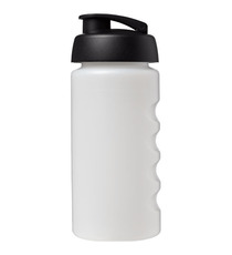 Bouteille publicitaire de sport Baseline® Plus GRIP 500ml avec couvercle à clapet