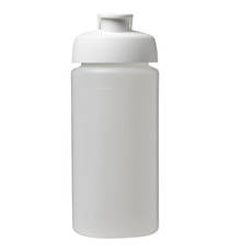 Bouteille publicitaire de sport Baseline® Plus GRIP 500ml avec couvercle à clapet