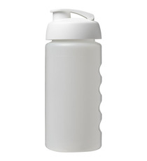 Bouteille publicitaire de sport Baseline® Plus GRIP 500ml avec couvercle à clapet