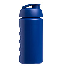 Bouteille publicitaire de sport Baseline® Plus GRIP 500ml avec couvercle à clapet