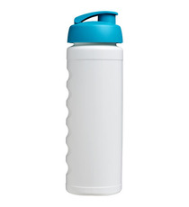 Bouteille publicitaire de sport Baseline® Plus GRIP 750ml avec couvercle à clapet