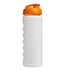 Bouteille publicitaire de sport Baseline® Plus GRIP 750ml avec couvercle à clapet