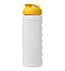 Bouteille publicitaire de sport Baseline® Plus GRIP 750ml avec couvercle à clapet