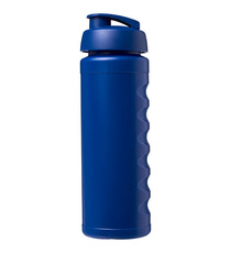 Bouteille publicitaire de sport Baseline® Plus GRIP 750ml avec couvercle à clapet