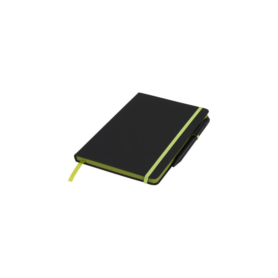 Carnet publicitaire de notes à bord Noir
